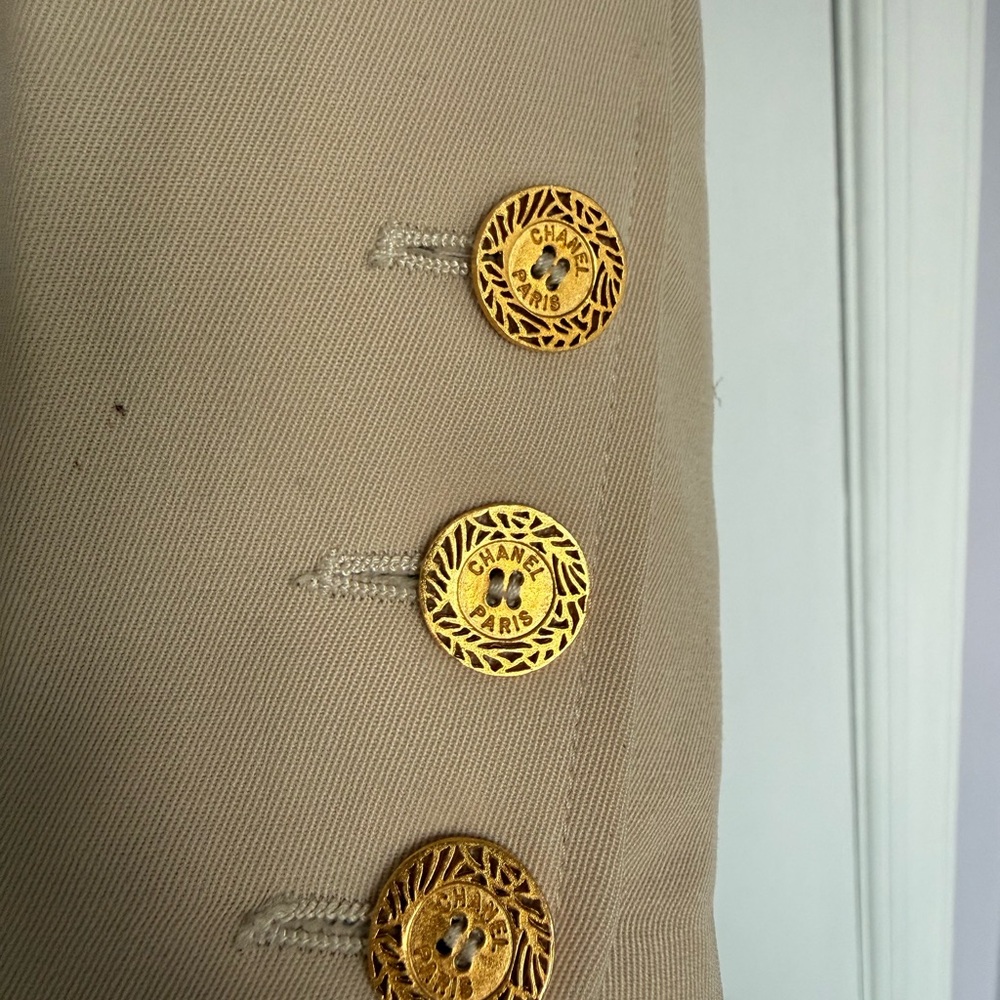 Vintage CHANEL Blazer Laine Wool & Silk - Picture 3 of 16